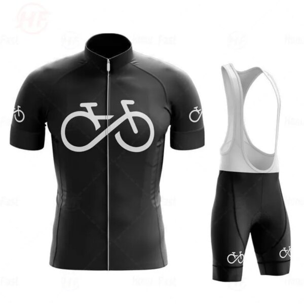 Ropa de ciclismo de verano para hombre, ropa deportiva de manga corta para montar en bicicleta al aire libre, peto y camiseta de ciclismo, pantalón de triatlón