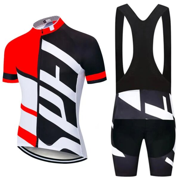 Trajes de Ciclismo de verano, conjunto de Jersey de Ciclismo, ropa para bicicleta de montaña, Maillot, uniforme de bicicleta, pantalones cortos con pechera, 2022