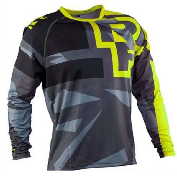 Verano MTB Road motocross camisa hombres transpirable bicicleta de montaña mtb ropa deportiva de carreras de manga larga