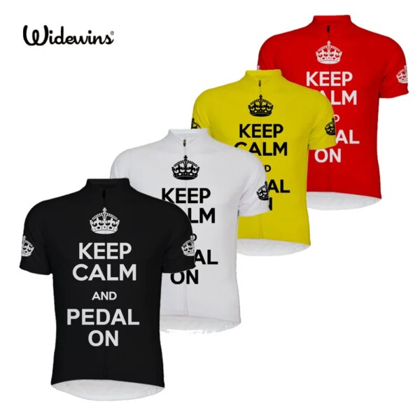 Camiseta de Ciclismo rápida de verano para hombre, camisetas de manga corta para bicicleta, Ropa de Ciclismo para mantener la calma y pedalear, liberando el sudor