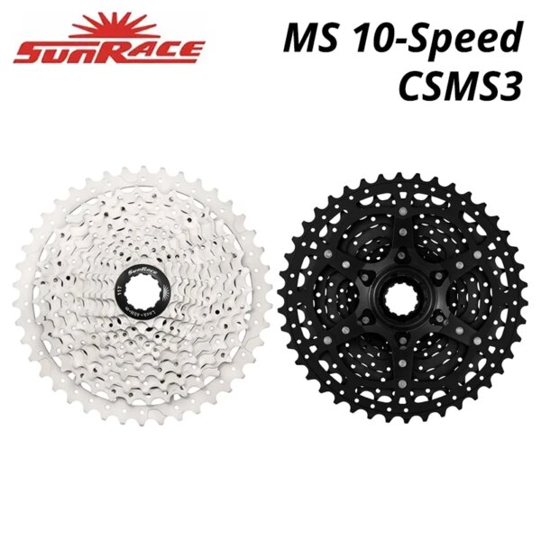 SunRace CSMS3 10 velocidades gran relación bicicleta Cassette 10 S montaña Compatible Shimano Deore M4100 M6000 10V rueda libre