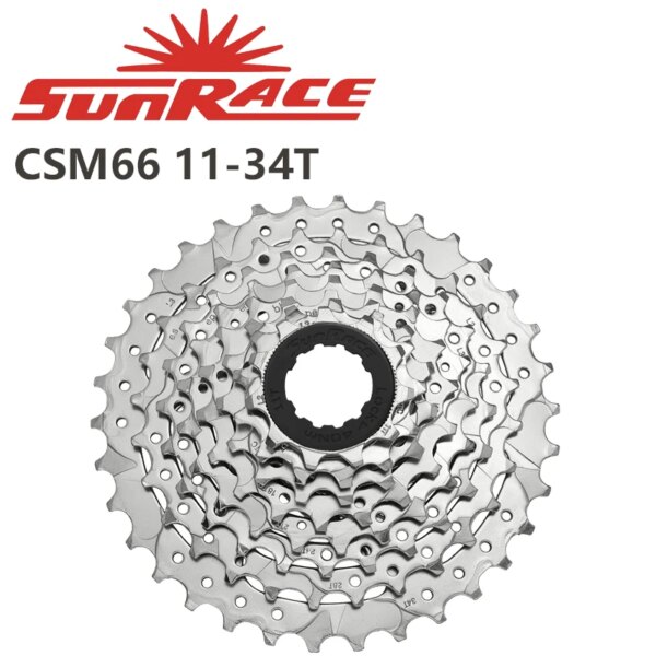 Sunrace CSM66 CSM680 Cassette 8 velocidades 11-34T 11-40T 11-42T bicicleta para bicicleta de montaña MTB Color plateado y negro