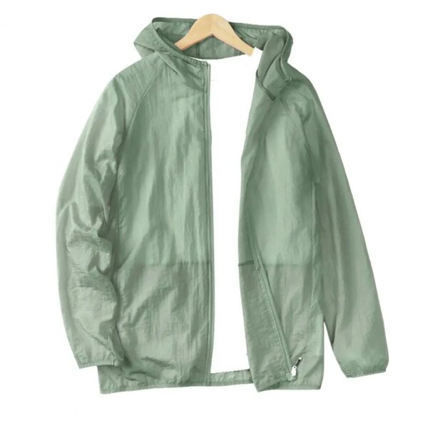 Ropa de protección solar de secado rápido cárdigan de manga larga ciclismo al aire libre pesca ropa de protección solar chaqueta de playa de verano Anti-UV