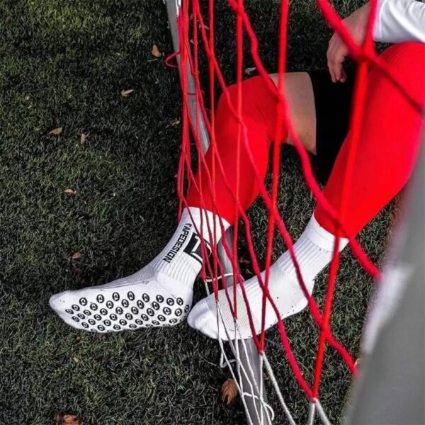 THOMSONSIGN-Calcetines de fútbol antideslizantes para hombre y mujer, medias deportivas antideslizantes para fútbol, ​​baloncesto, tenis, agarre para ciclismo, calcetines para montar 38-46