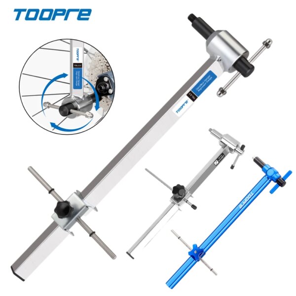TOOPRE-suspensión desviadora de bicicleta desmontable, medidor de alineación de rotación de 360 ​​grados, gancho trasero de corrección, herramienta de reparación de bicicletas profesional