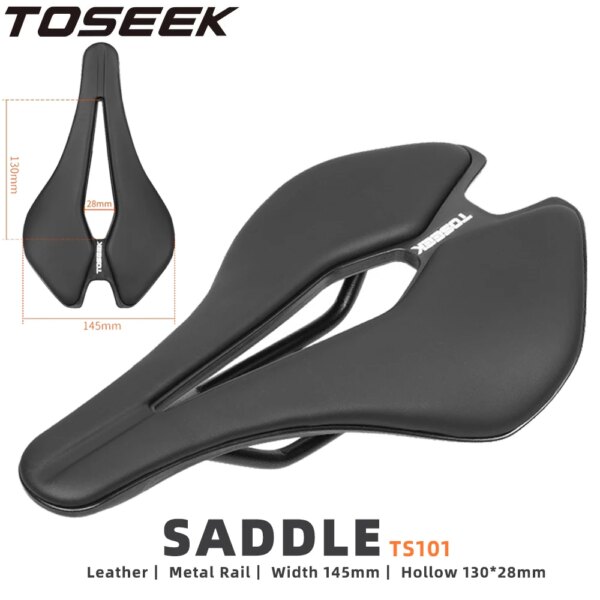 TOSEEK-sillín de bicicleta de montaña, asiento de entrenamiento EVA para hombre, bicicleta de carretera Tt, contrarreloj, triatlón, cojín ultraligero