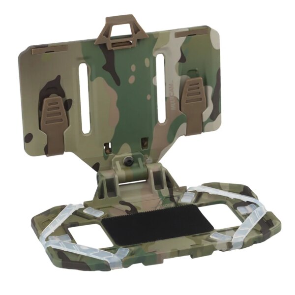 Tablero de navegación plegable táctico, práctica bolsa de pecho, funda para mapa, soporte para teléfono móvil, chaleco Molle, accesorios militares Airsoft