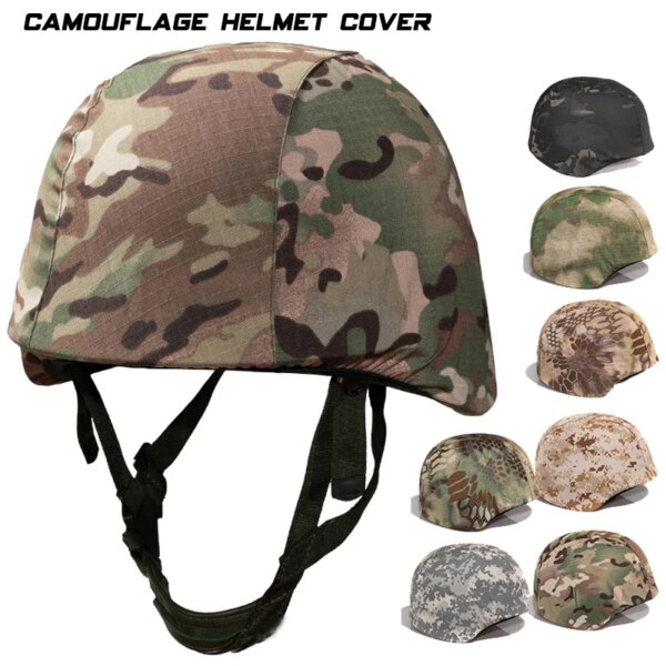 Cubierta táctica para casco M88, tocado de camuflaje para casco de Paintball Airsoft Multicam, accesorios