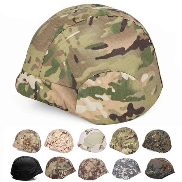 Cubierta de casco militar táctico para cascos M88, casco Airsoft de camuflaje de alta resistencia, protección de tela, cubierta de casco de camuflaje