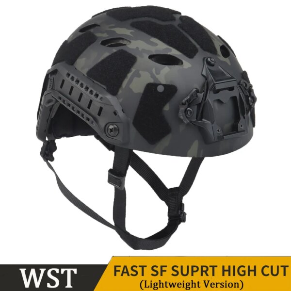 Casco táctico militar RÁPIDO para Airsoft Paintball CS juego de guerra ejército ciclismo ligero casco protector SF equipo deportivo al aire libre