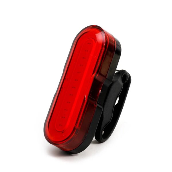 Luz trasera con carga USB, luz de seguridad, luz de advertencia, luz trasera para ciclismo, multifuncional, impermeable, giratoria, lámpara trasera para montar