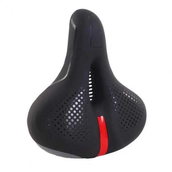 Sillín de bicicleta grueso, impermeable, transpirable, hueco, cojín protector, sillín de bicicleta