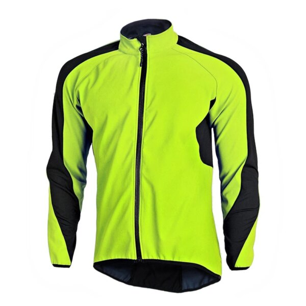 Chaqueta térmica gruesa de lana para ciclismo, ropa deportiva a prueba de viento y frío, abrigo superior para hombre, chaquetas cálidas para bicicleta de montaña, invierno