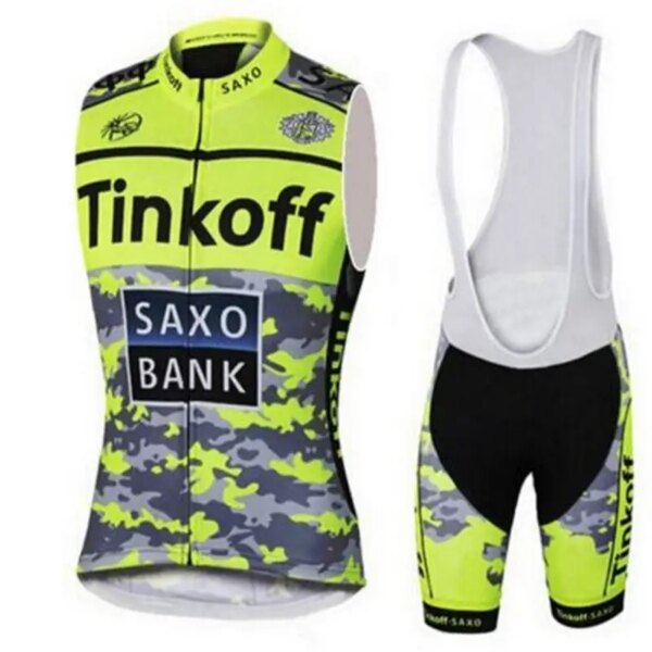 Tinkoff nuevo 2019 Ciclismo Jersey verano equipo chaleco sin mangas Ciclismo conjunto Ropa Ciclismo Ropa Ciclismo traje deportivo