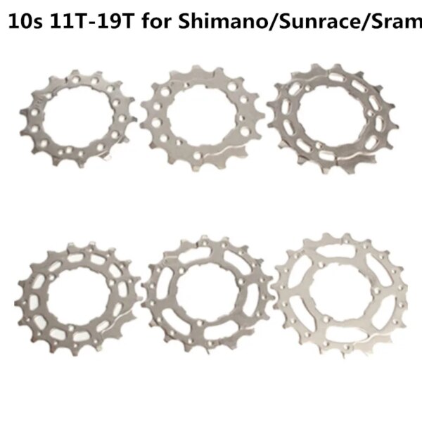 Cassette de bicicleta de montaña de alta calidad, piñón de volante 10S 11T-19T, gama completa de engranajes de reparación de volante para SHIMANO SRAM Sunrace