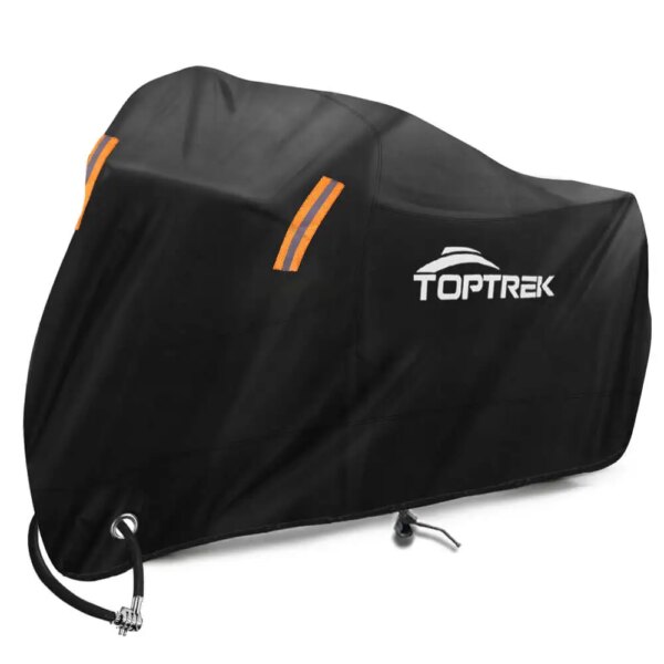 Toptrek-cubierta para bicicleta 210T, Protector de bicicleta de alta calidad, multiusos, lluvia, nieve, polvo, impermeable, cubiertas protectoras para todo tipo de clima