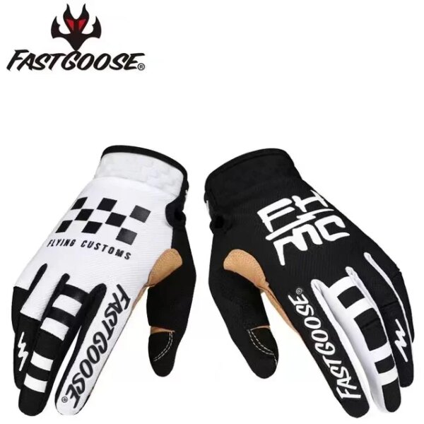 Guante de Motocross con pantalla táctil, estilo de velocidad, guantes para montar en bicicleta MX MTB, guantes de ciclismo para deportes de competición todoterreno F05