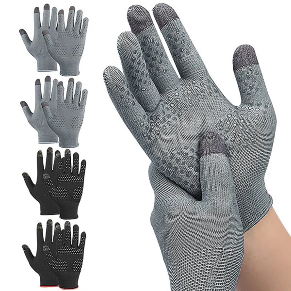 Guantes antideslizantes impermeables con pantalla táctil, guantes cálidos para ciclismo, mujer, hombre, senderismo, pesca, esquí, guantes deportivos al aire libre