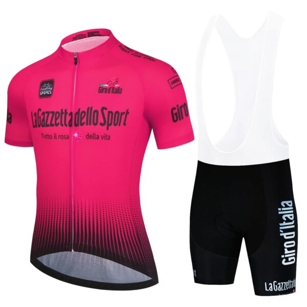 Tour De Italia D'ITALIA 7 horas Pad ciclismo ropa para hombres Mtb camisa hombres ciclismo camiseta bicicletas De montaña Kit bicicleta Jersey pantalones cortos