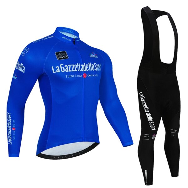 Tour De Italia D'ITALIA Jersey De Ciclismo De manga larga Ropa De bicicleta Mtb Maillot Ropa De Ciclismo conjunto De Ciclismo