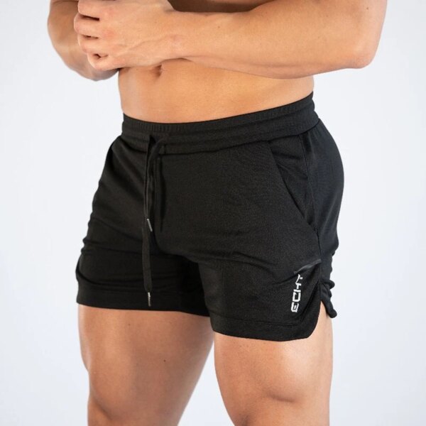 Pantalones cortos de entrenamiento que absorben la humedad, de alto rendimiento, elegantes, versátiles, duraderos, pantalones cortos casuales para hombres, pantalones cortos de gimnasio para hombres