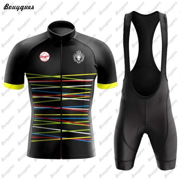 Equipo de triatlón para hombre, conjuntos de Jersey de Ciclismo de manga corta de triatlón, Maillot, Ropa de Ciclismo, deportes al aire libre, Ropa de bicicleta, camisetas