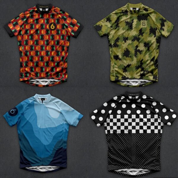 Twin Six 6-Camiseta de Ciclismo ligera para hombre, camiseta de Ciclismo de montaña y carretera, pantalones cortos de bicicleta, Maillot de manga, ropa deportiva