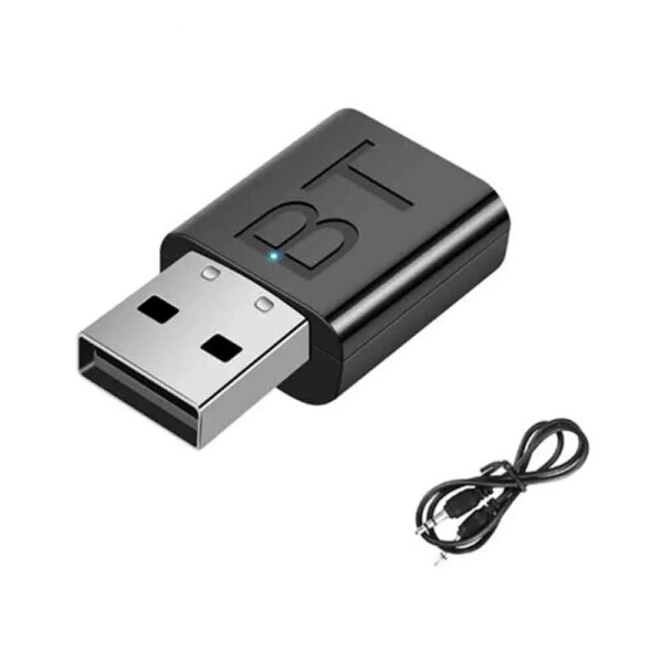 Transmisor y receptor estéreo compatible con Bluetooth 5,0, USB, RCA, USB, 3,5mm, AUX, para TV, PC, auriculares, Audio HIFI estéreo para el hogar y el coche