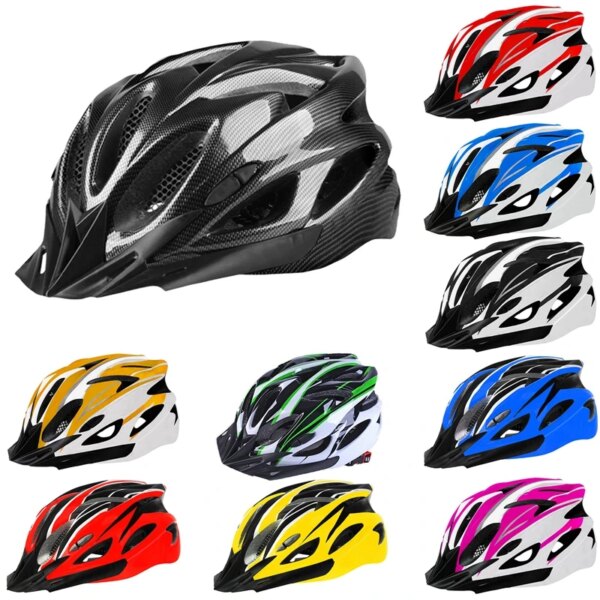 Casco de ciclismo ultraligero, equipos de carreras de bicicletas, gorra de seguridad en bicicleta, cascos duros moldeados integralmente, cubierta protectora