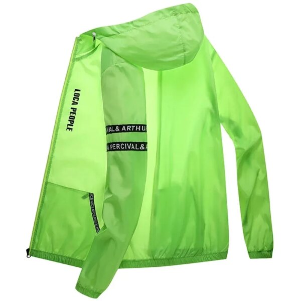 Ropa de protección solar ultrafina impermeable, chaqueta de verano de secado rápido para bicicleta, para hombre y mujer, para correr, acampar, abrigo de Jersey transpirable