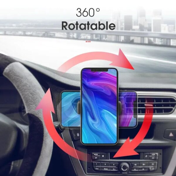 Soporte Universal para teléfono móvil, Clip de montaje para salida de aire de coche, soporte para teléfono móvil ABS, soporte para teléfono, accesorios interiores