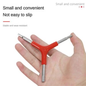 Llave de reparación Universal, llave hexagonal en forma de Y, 3 vías, 4/5/6mm, herramienta de reparación hexagonal para bicicleta de montaña y carretera, accesorios para ciclismo