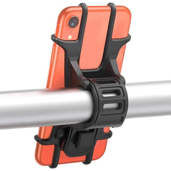 Soporte Universal de silicona para teléfono móvil, soporte para manillar de motocicleta, para iPhone 12, 11 Pro Max, XS, Xiaomi