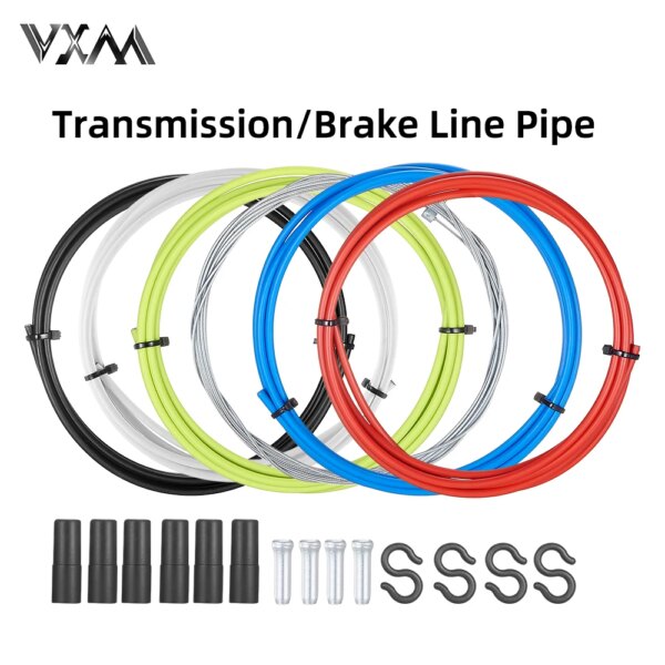 Cable VXM de 2m para cambios de bicicleta, Cable de freno desviador, tubo de 4mm/5mm, línea de bicicleta de carretera MTB