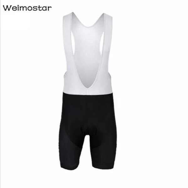 WEIMOSTAR Team Ropa Ciclismo pantalones cortos para hombre negro deportes al aire libre Ciclismo Bib Shorts 3D acolchado medias transpirables