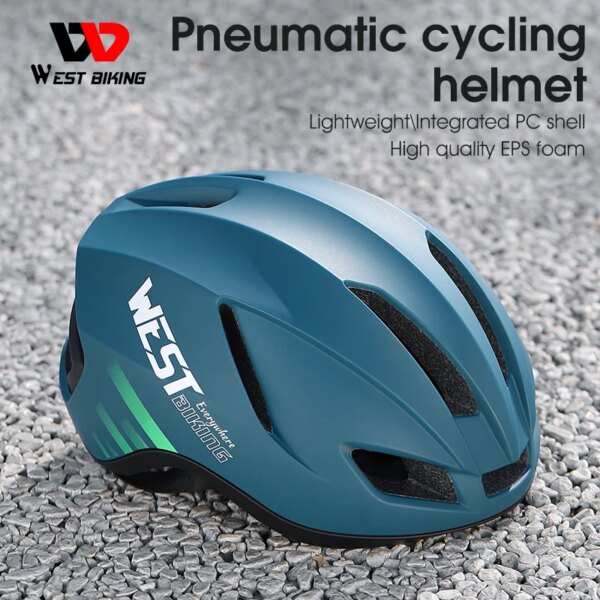 WEST BIKING-casco aerodinámico para ciclismo, casco ligero integrado para bicicleta de carretera, Enduro, para hombre y mujer, gorros de seguridad aerodinámicos Multicolor