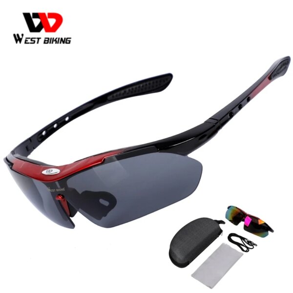 WEST BIKING-gafas de sol deportivas para ciclismo de montaña y carretera, gafas de protección UV400 para montar y pescar, gafas de sol Unisex