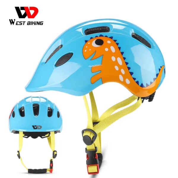 WEST BIKING Cascos de bicicleta para niños ajustables, cascos de bicicleta para niños y niñas, cascos de bicicleta multideportivos para ciclismo, patinaje, Scooter para niños pequeños y jóvenes