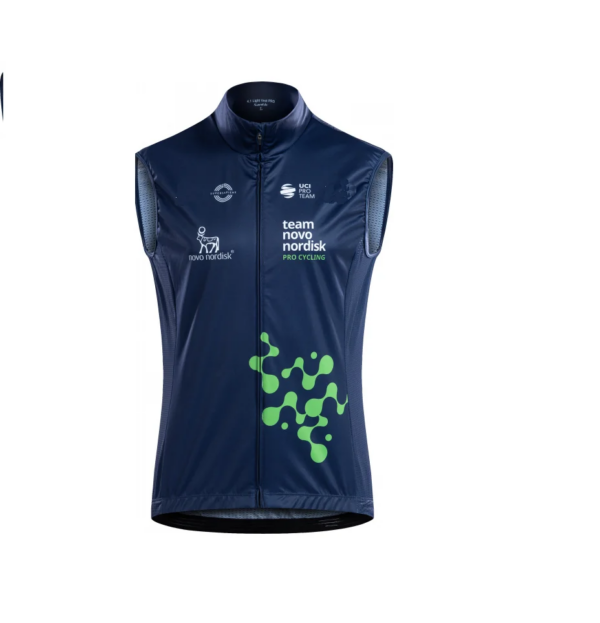 NOVO NORDISK-Chaleco térmico de lana para Ciclismo, ropa de Ciclismo de montaña, Maillot, invierno, 2024