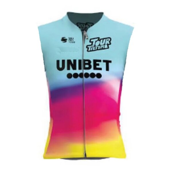 Polar de invierno térmico 2024 TDT UNIBET equipo sin mangas Ciclismo chaleco Mtb ropa bicicleta Maillot Ciclismo ropa