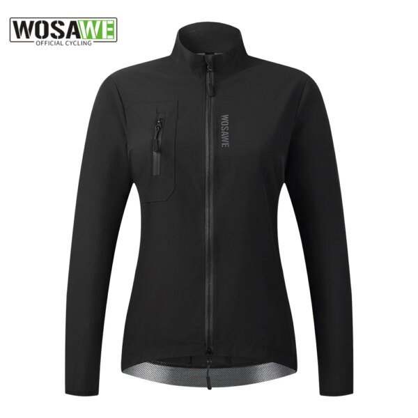 WOSAWE-Chaqueta de Ciclismo para mujer, chaleco cortavientos, chaquetas sin mangas, ropa para bicicleta de montaña, chaqueta para Ciclismo a prueba de viento