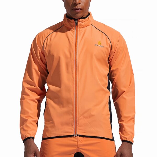 WOSAWE-chaquetas reflectantes para ciclismo para hombre y mujer, ropa deportiva para bicicleta de montaña, resistente al viento, impermeable, camisetas de manga larga