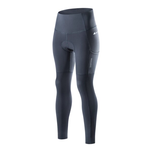 WOSAWE, pantalones de ciclismo para mujer, pantalones de ciclismo para bicicleta de montaña, pantalones antisudor 5D, pantalones acolchados de Gel antideslizantes para bicicleta de carreras, medias