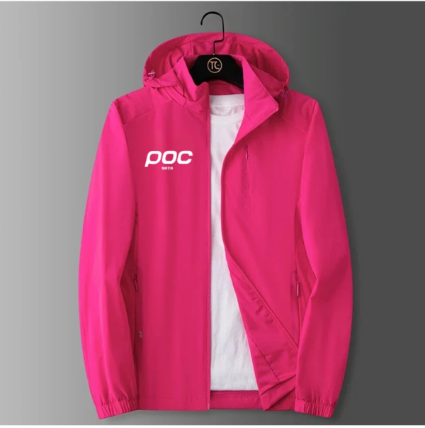 Chaqueta impermeable para motocicleta para hombre, chaqueta de ciclismo POC para MOTO de descenso, ropa transpirable para bicicleta de montaña, abrigo de Jersey para bicicleta a la moda para mujer