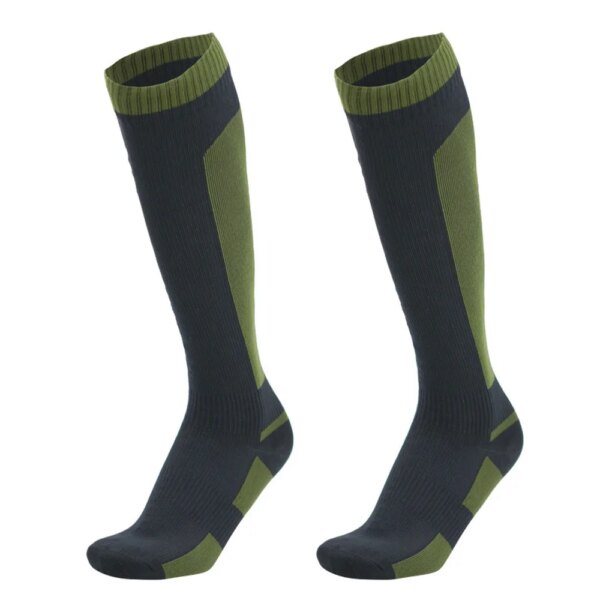 Calcetines impermeables para actividades al aire libre, calcetines impermeables de tubo largo para senderismo, ciclismo, Camping, mantienen los pies calientes y secos