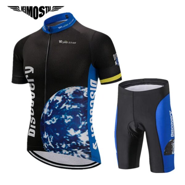 Weimostar Discovery Ciclismo Jersey conjunto montaña bicicleta de carreras Ropa Pro equipo carretera mtb bicicleta Jersey traje Ropa Maillot Ciclismo