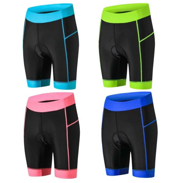 Weimostar-pantalones cortos de ciclismo para mujer, ropa rosa para bicicleta, pantalones cortos acolchados de silicona 3D, parte inferior de bicicleta de montaña, deportes de equitación, maillot 2017