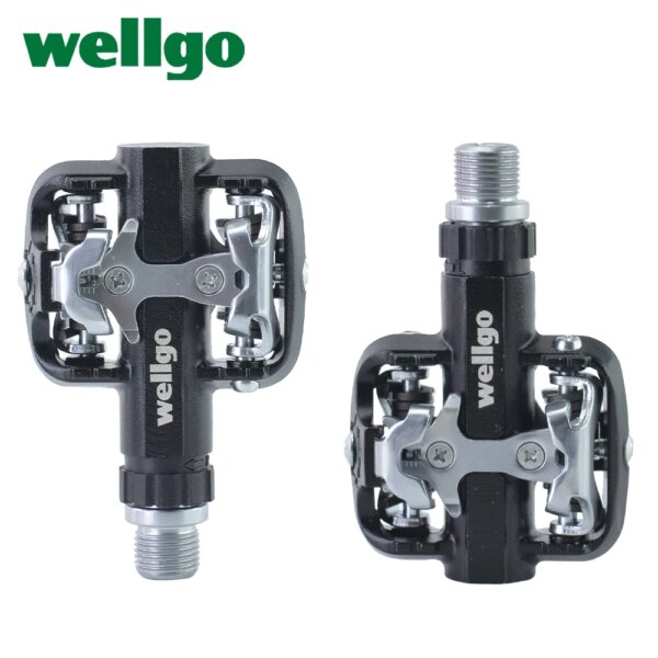 Wellgo Original WM001 cuerpo de aluminio Boron2 DU rodamiento 9/16 Pedal de bicicleta para MTB todoterreno bicicleta de montaña piezas de ciclismo