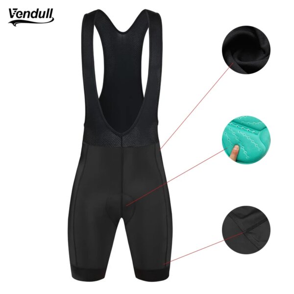 Pantalones cortos negros enteros para bicicleta para hombre, ropa para exteriores, pantalones de ciclismo, pantalones cortos con tirantes acolchados de Gel Coolmax, pantalones cortos con tirantes para ciclismo 2021