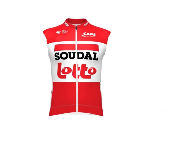 A prueba de viento 2022 LOTTO SOUDAL TEAM SOLAMENTE CICLISMO CHALECO SIN MANGAS CHALECO JERSEY WEAR ROPA CICLISMO